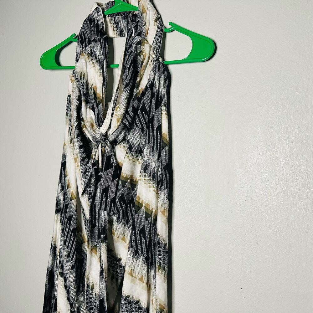 Michael Michael Kors Halter Style Neckline Grey Cowl Neck Dress size 2
